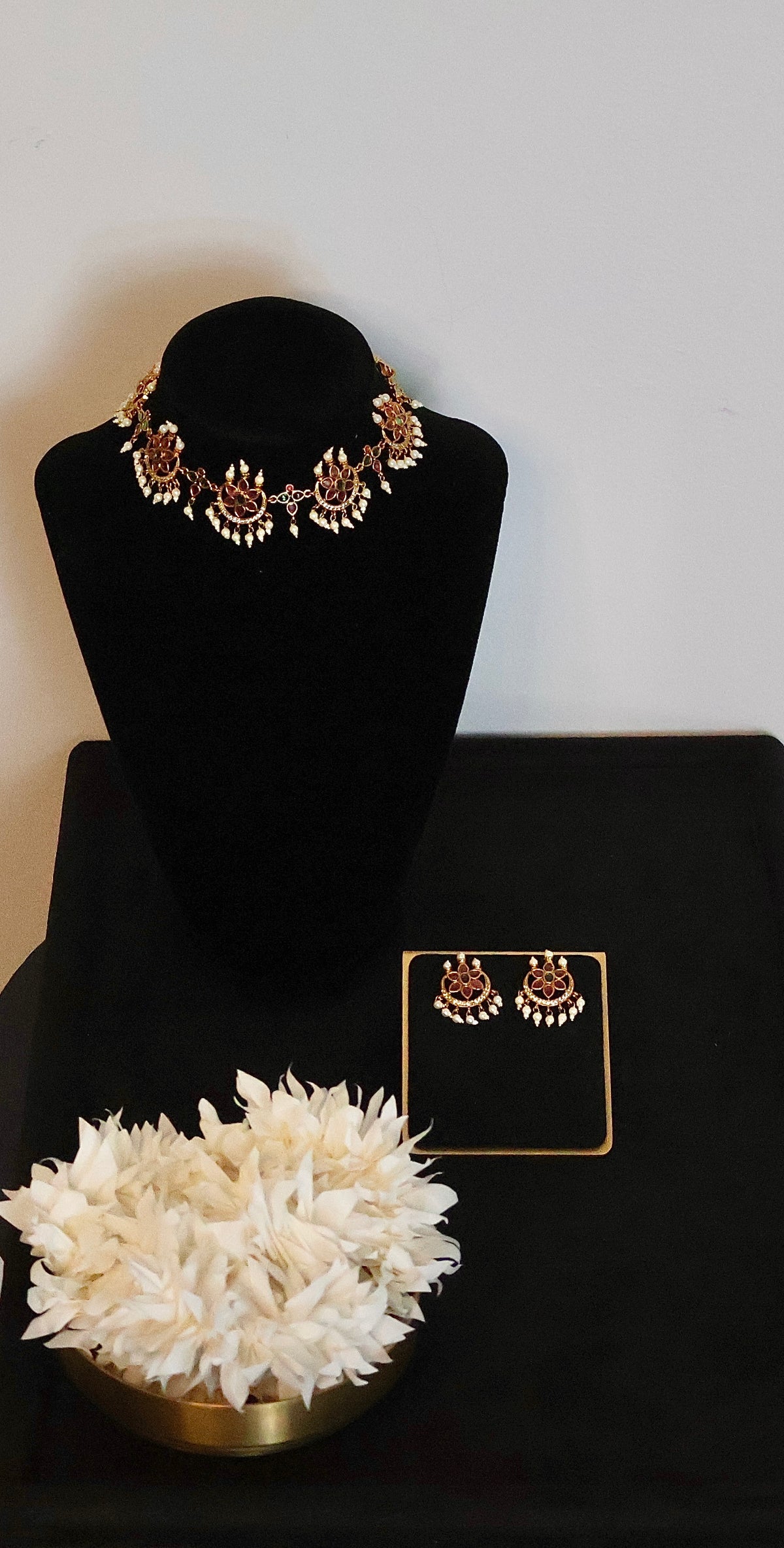 Royal Lotus Necklace Set