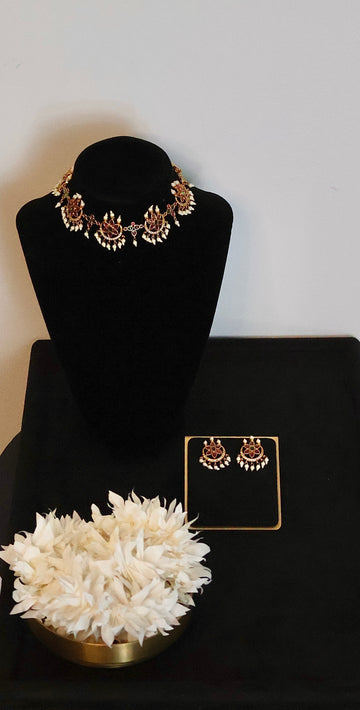 Royal Lotus Necklace Set