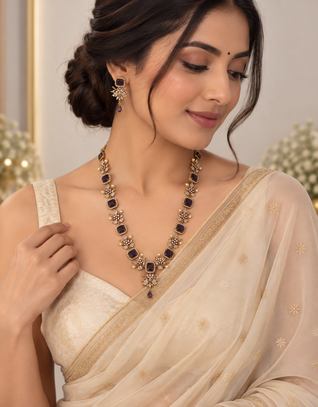 Enchanted Elavarasi Necklace Set