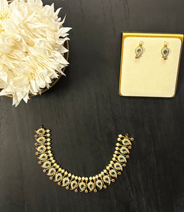 Meenakshi Ratnam Necklace Set