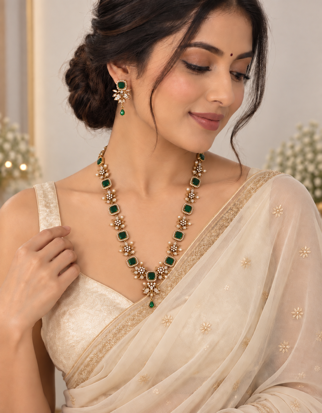 Enchanted Elavarasi Necklace Set